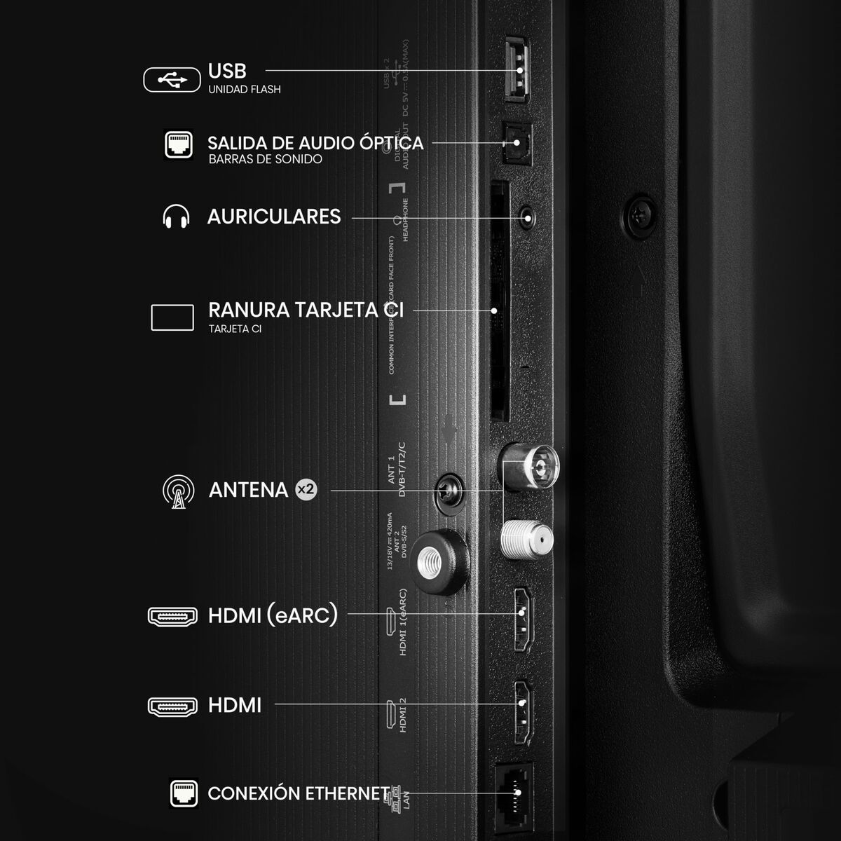 Picture of Smart TV Hisense 32A4Q 32 32" HD LED HDR