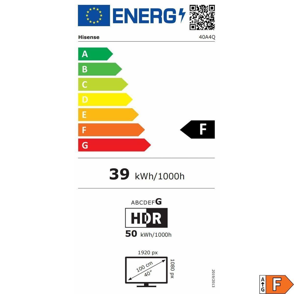 Picture of Smart TV Hisense 40A4Q 40" Full HD HD