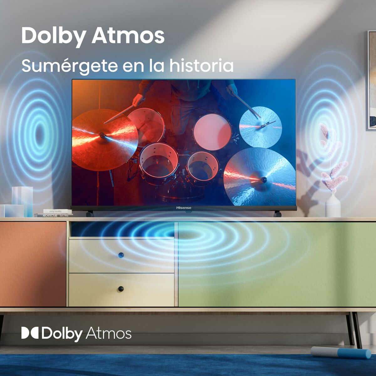 Afbeeldingen van Smart TV Hisense 40A5Q 40" Full HD HDR HDR10 QLED