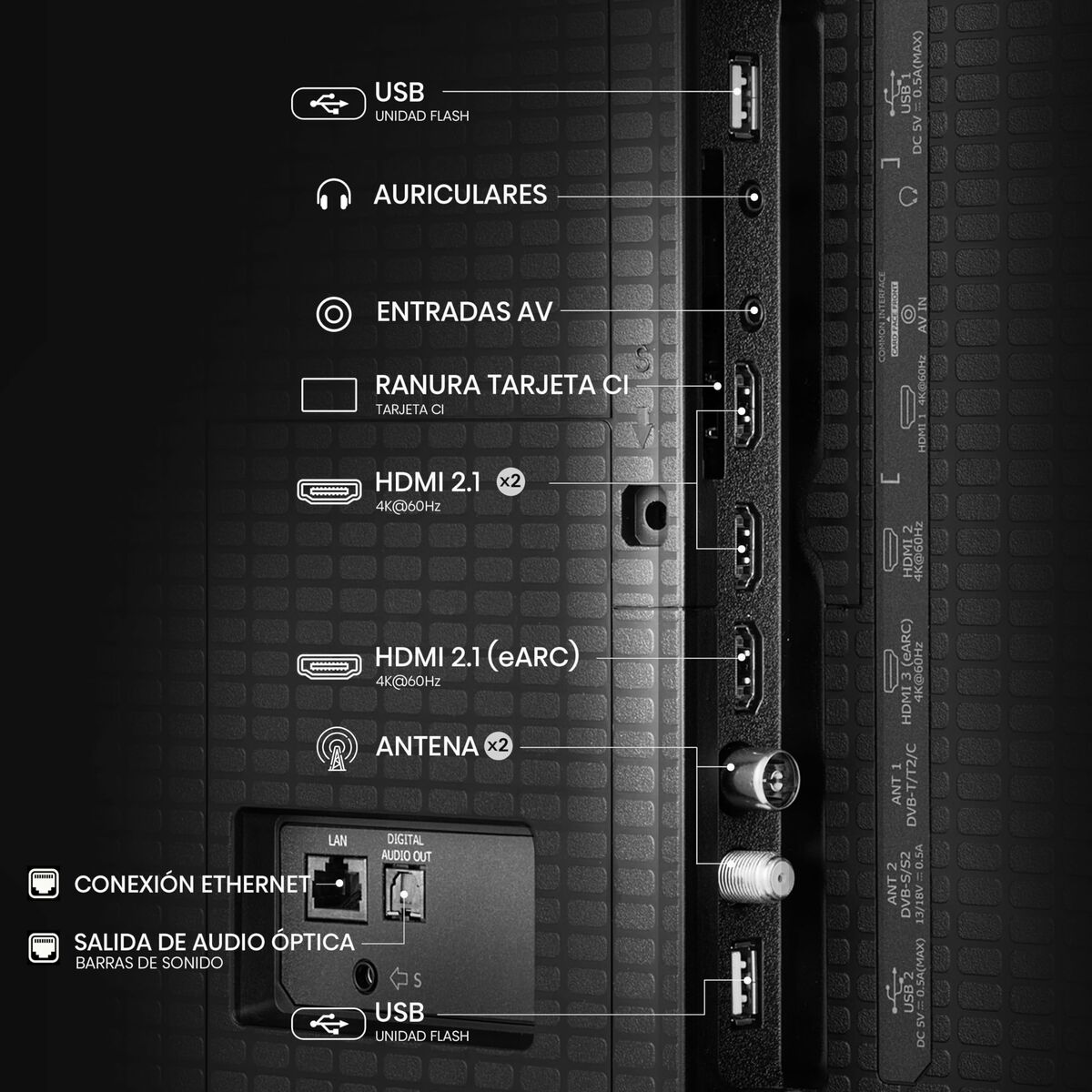 Picture of Smart TV Hisense 50A7Q 4K Ultra HD 50" LED HDR D-LED QLED
