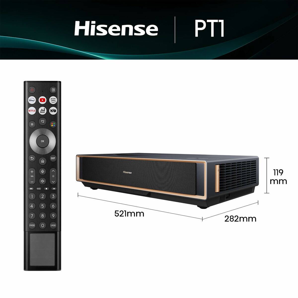 Afbeeldingen van Projector Hisense PT1 4K Ultra HD 3840 x 2160 px