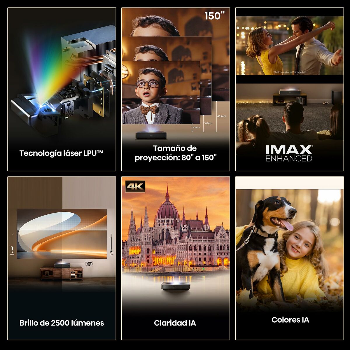 Afbeeldingen van Projector Hisense PT1 4K Ultra HD 3840 x 2160 px