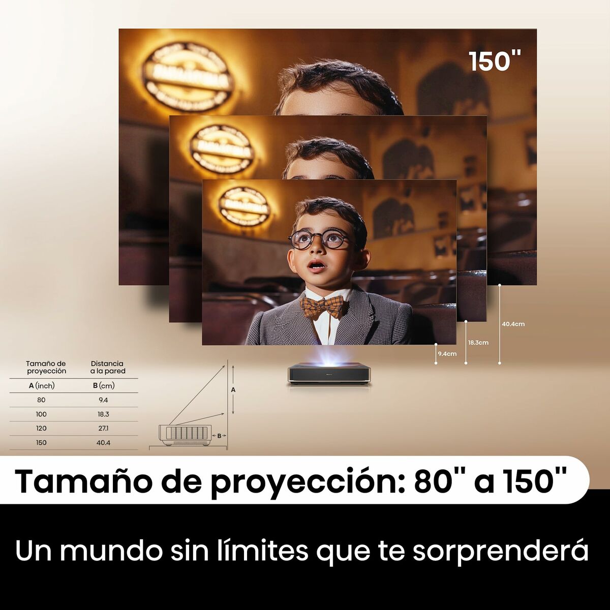 Afbeeldingen van Projector Hisense PT1 4K Ultra HD 3840 x 2160 px