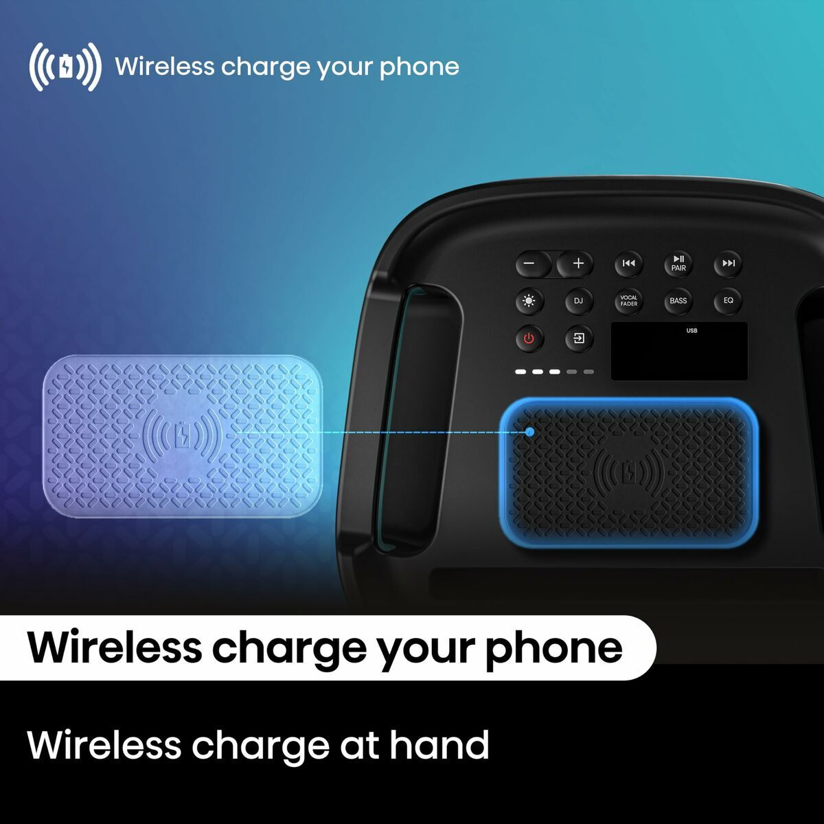 Nešiojamos Bluetooth garso kolonėlės Hisense PARTY STORM Juoda 300 W