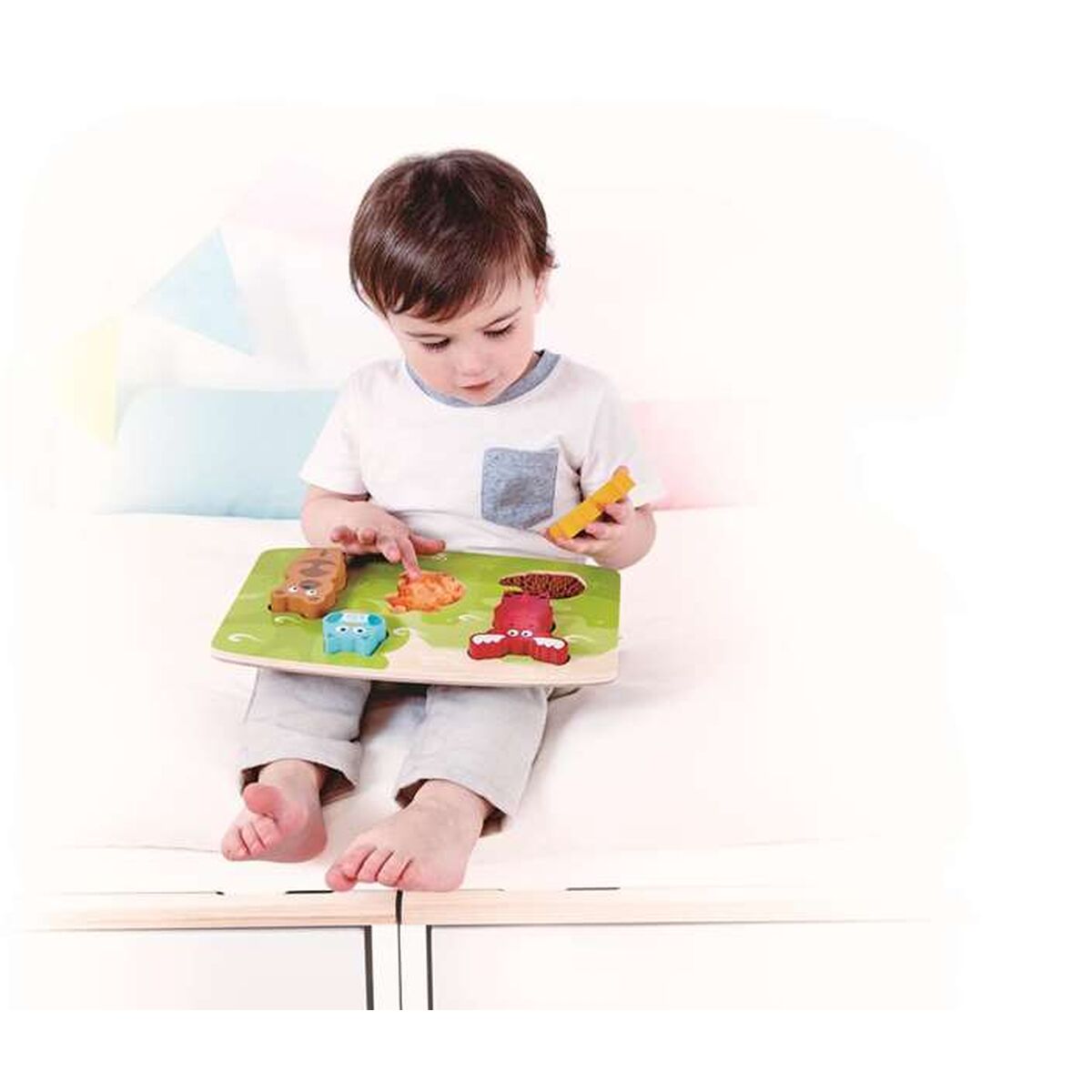 Child’s Wooden Puzzle Hape 6 Pieces