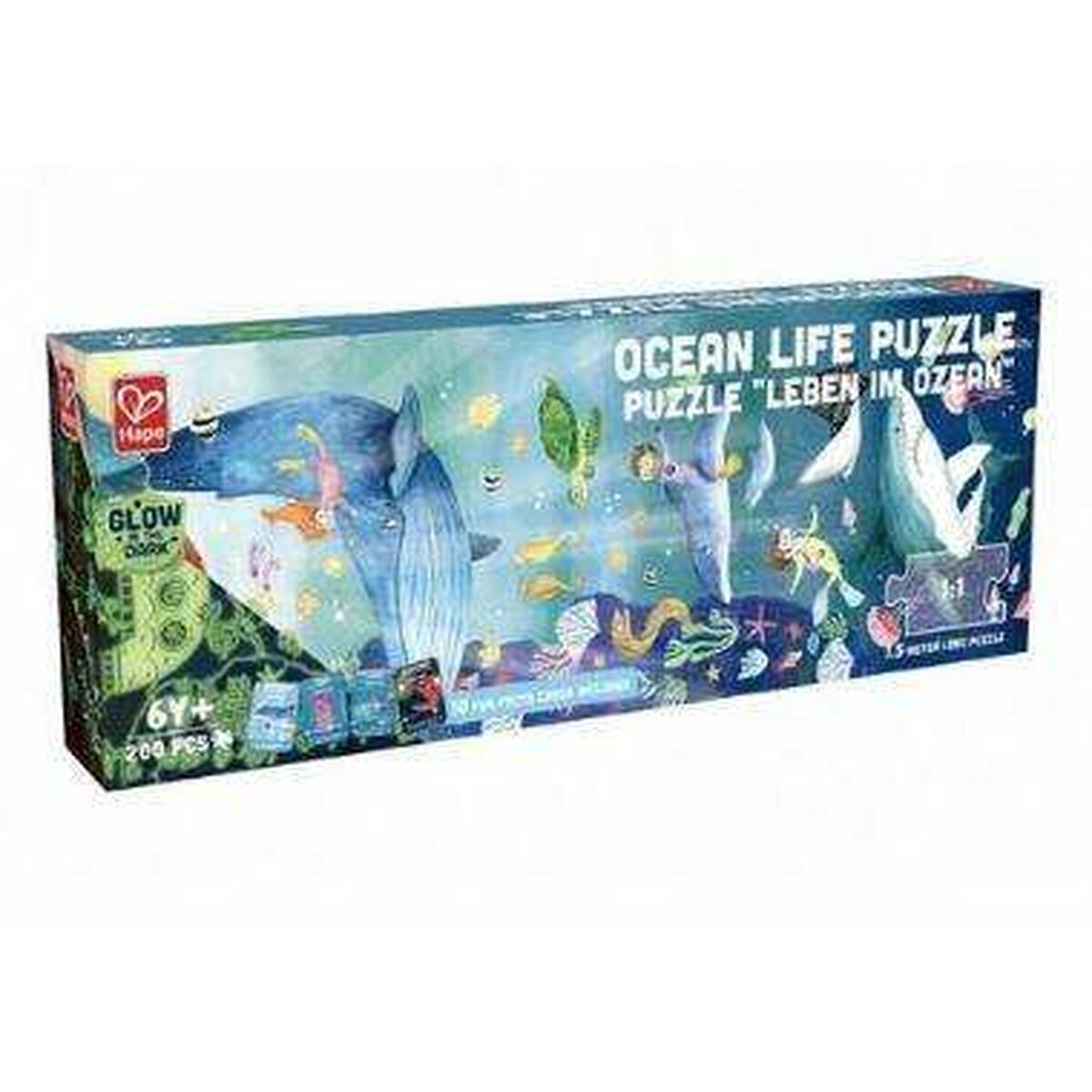 Παζλ Hape 150 x 30 cm 200 Τεμάχια Navy