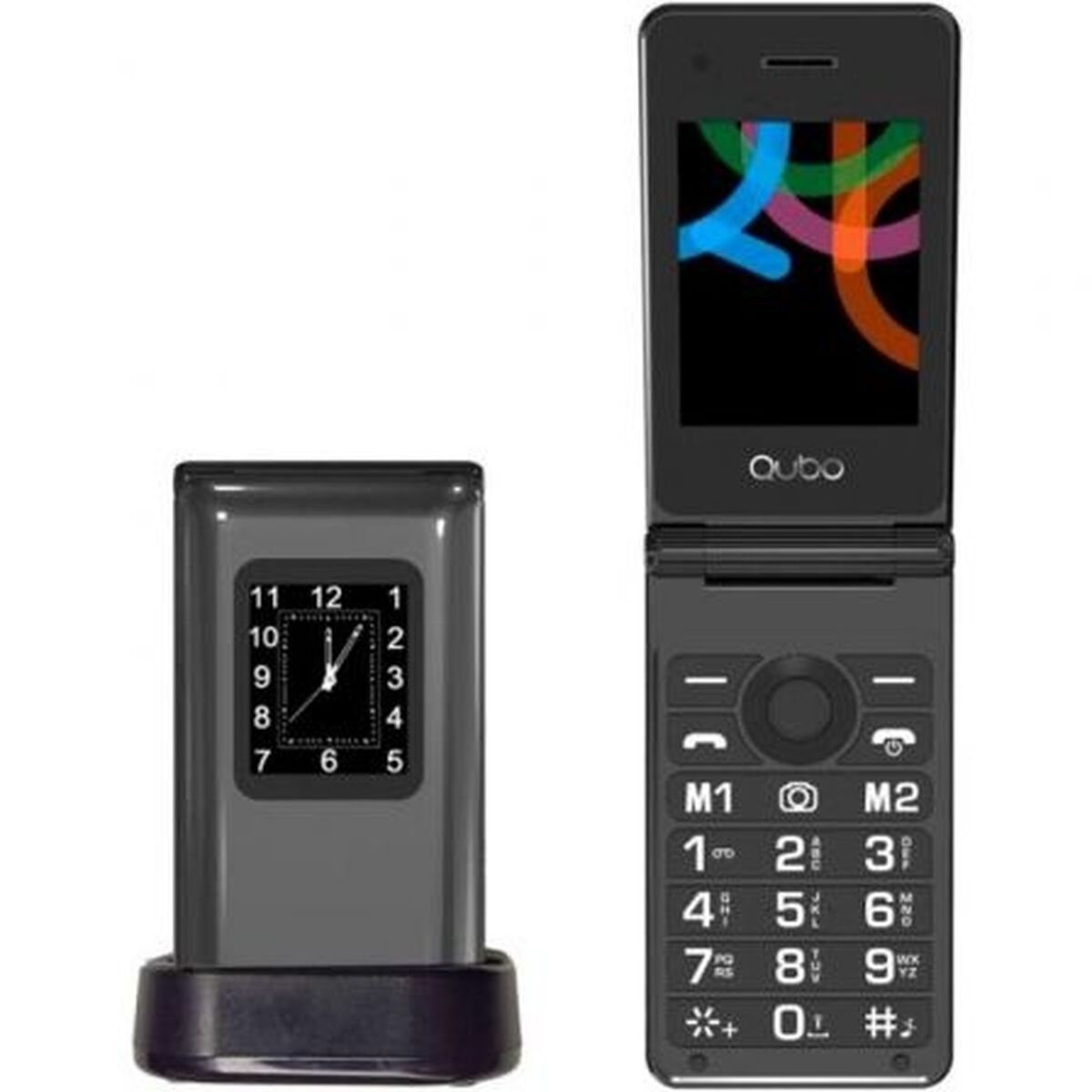 Mobiltelefon til ældre mennesker Qubo X-28BKC 2,8"