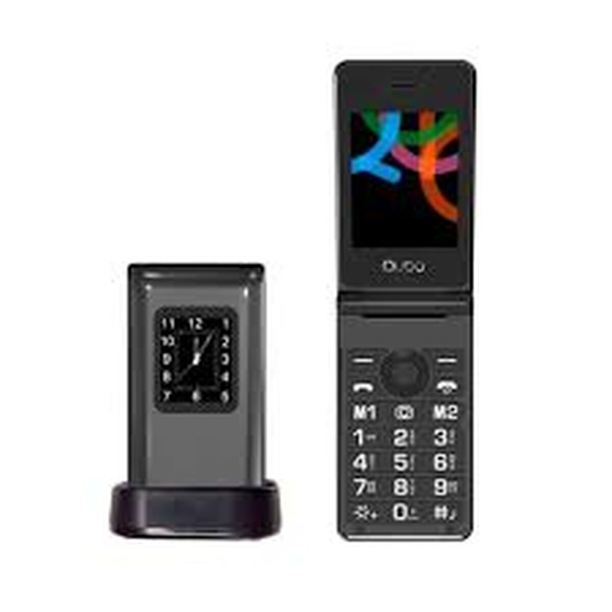 Obrazek Mobile telephone for older adults Qubo X-28 4G BK 2,8" Black