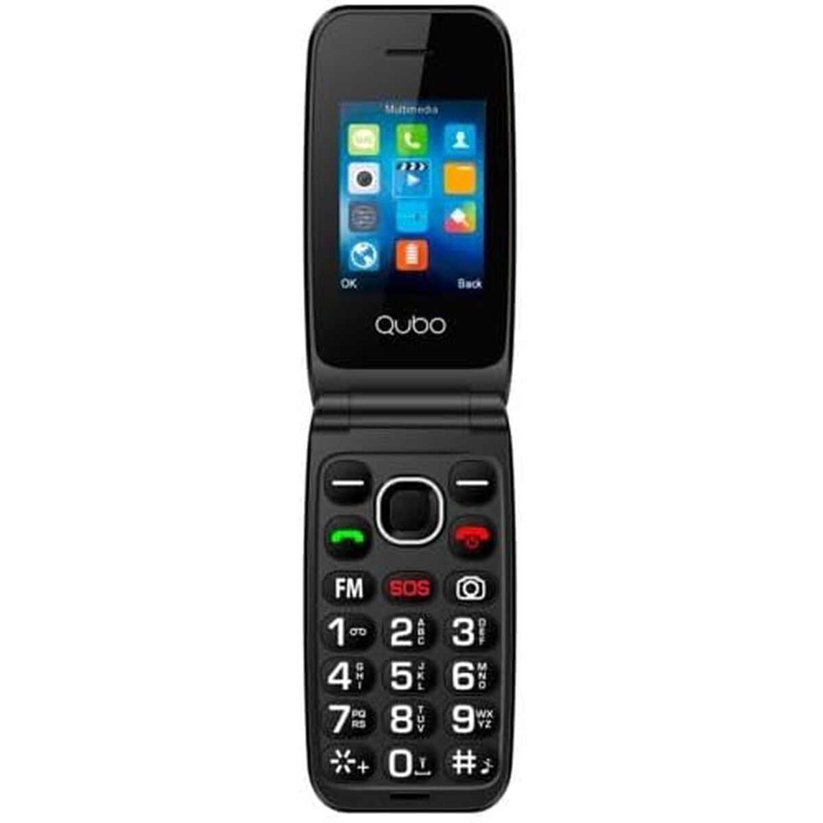 Picture of Mobile telephone for older adults Qubo P-210NW 4G 75" 128 GB 256 GB