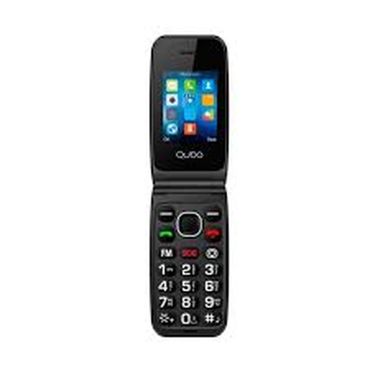 Obrazek Mobile telephone for older adults Qubo P-210NW 4G Single Core 128 GB Black