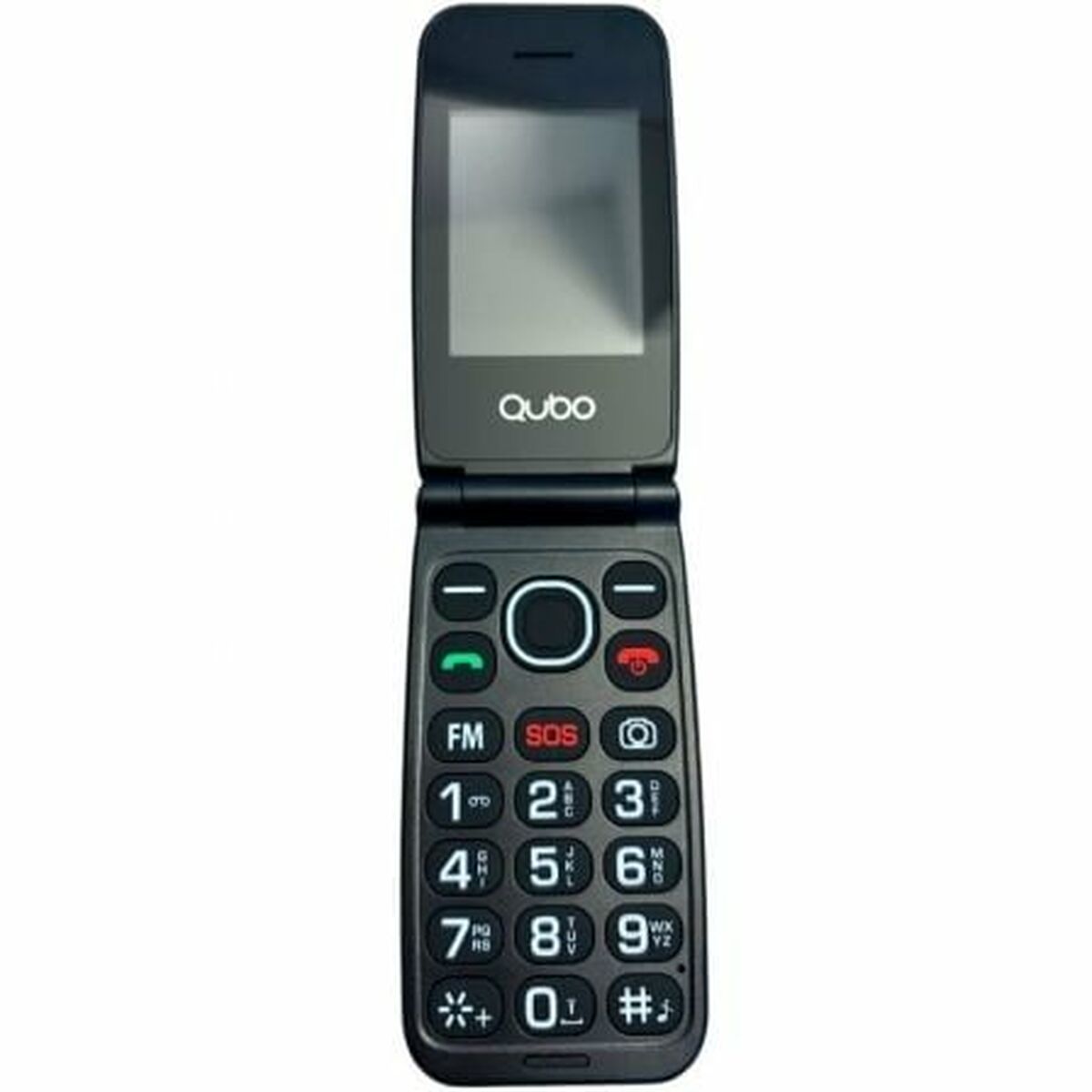 Afbeeldingen van Mobile telephone for older adults Qubo NEONWBK 4G Black