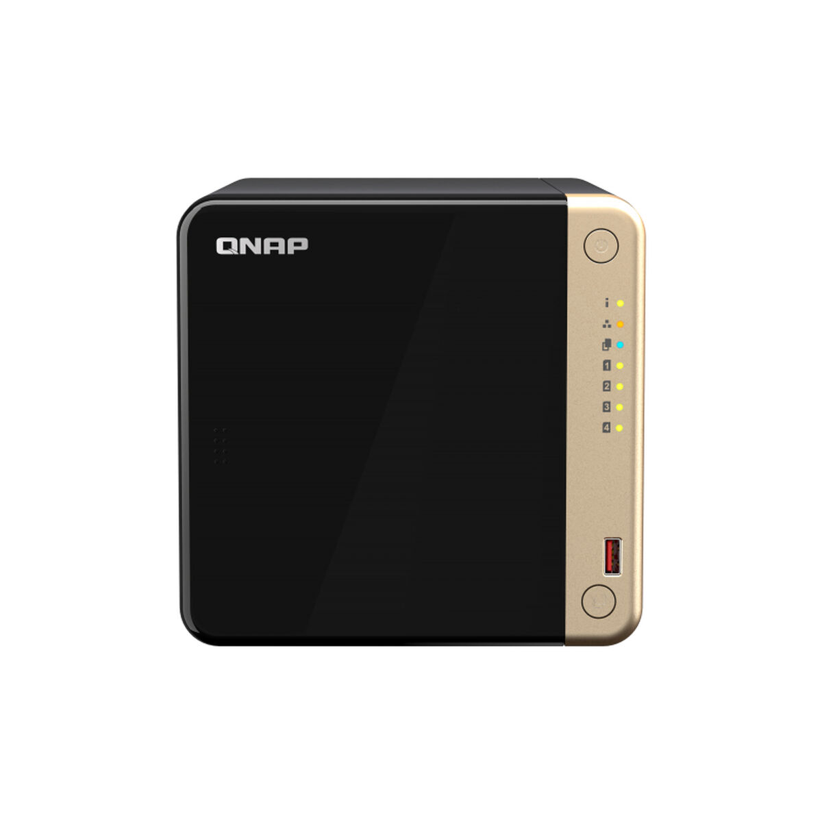 Netwerkopslag NAS Qnap TS-464-8G Zwart Intel Celeron 