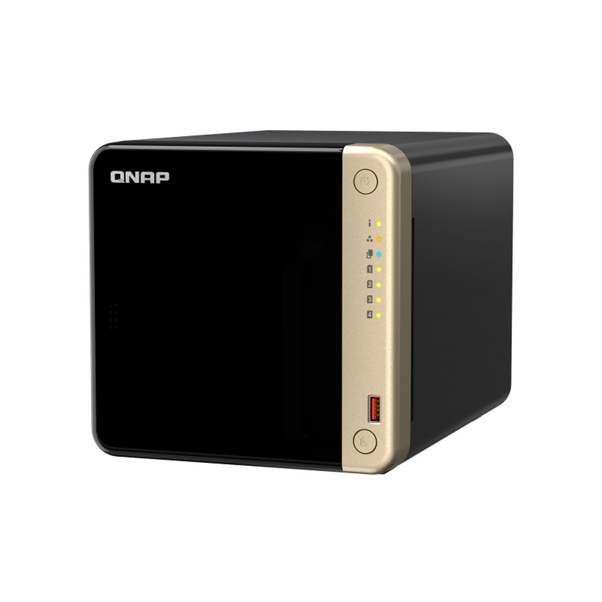 Netwerkopslag NAS Qnap TS-464-8G Zwart Intel Celeron