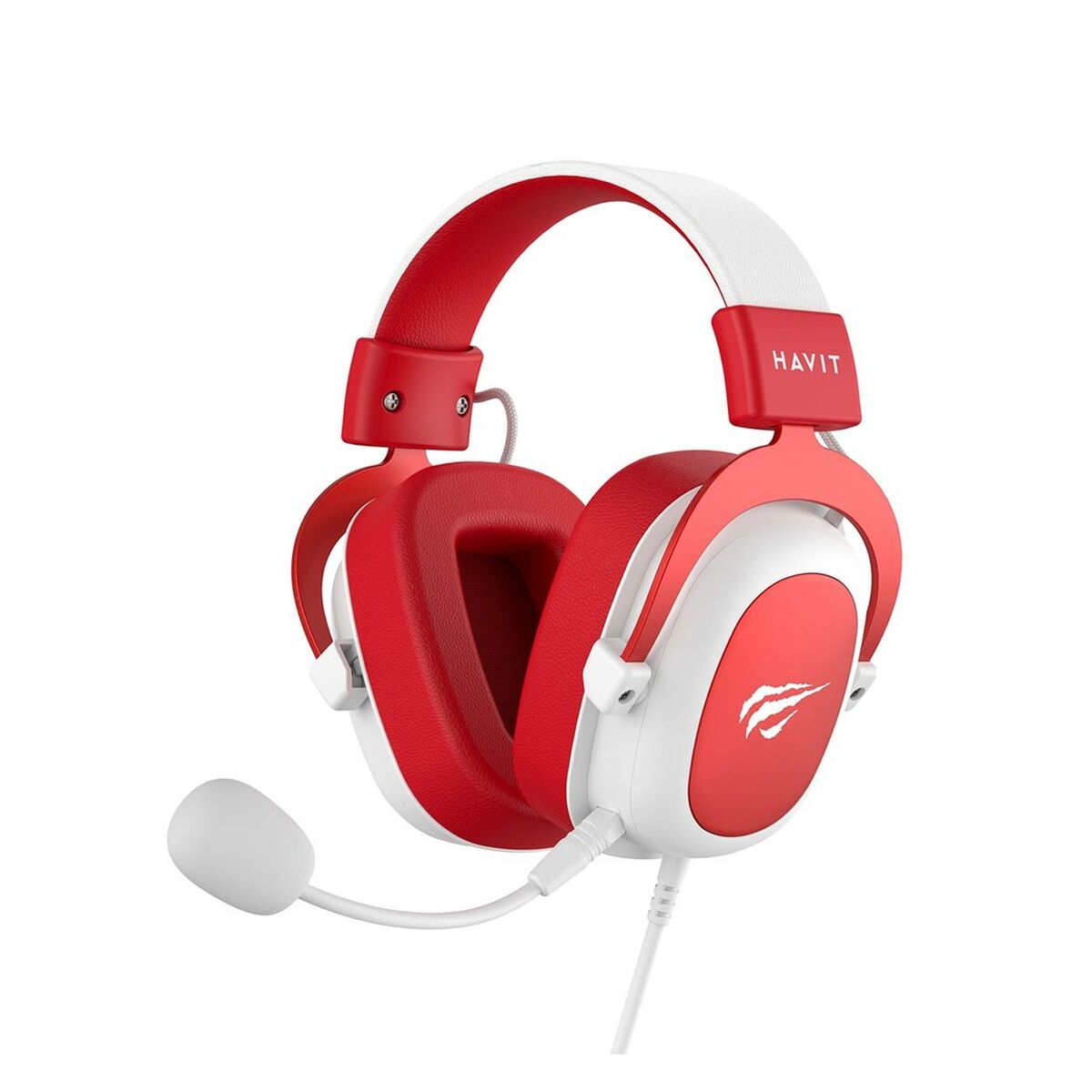 Afbeeldingen van Gaming Earpiece with Microphone Havit H2002d White Red
