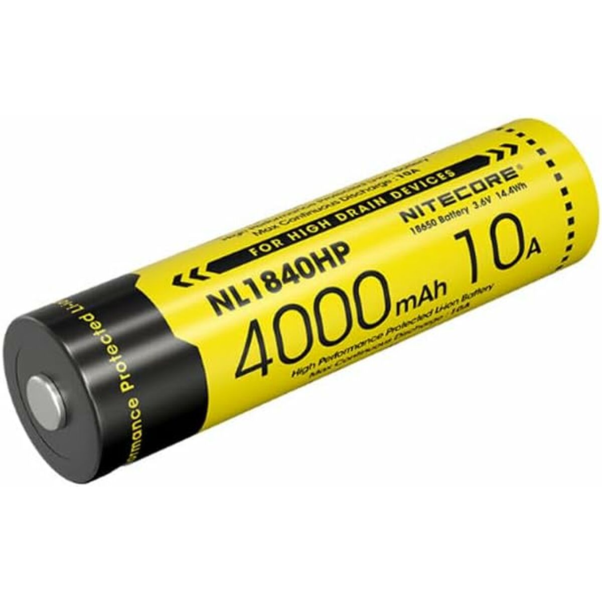 Piles Rechargeables Nitecore NT-NL1840HP 4000 mAh 3,6 V 18650
