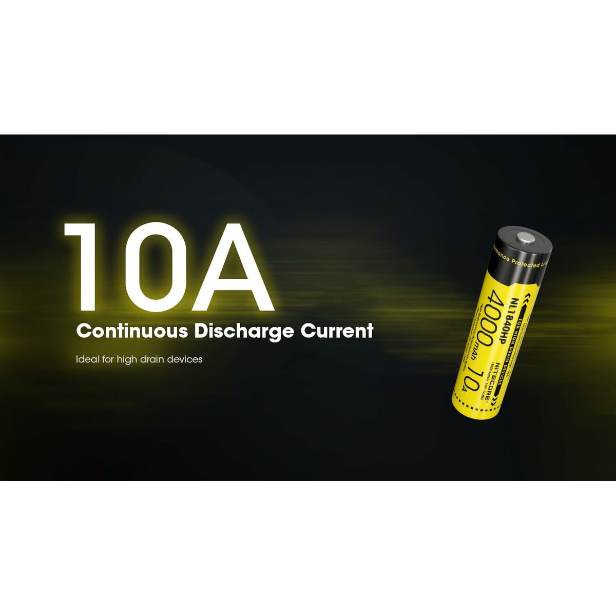 Image secondaire de Piles Rechargeables Nitecore NT-NL1840HP 4000 mAh 3,6 V 18650