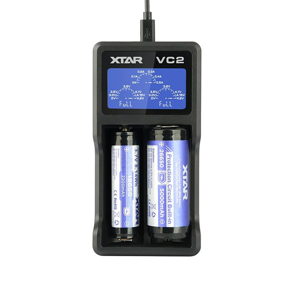Image secondaire de Chargeur de batterie Xtar VC2 Litio Ion Piles x 2