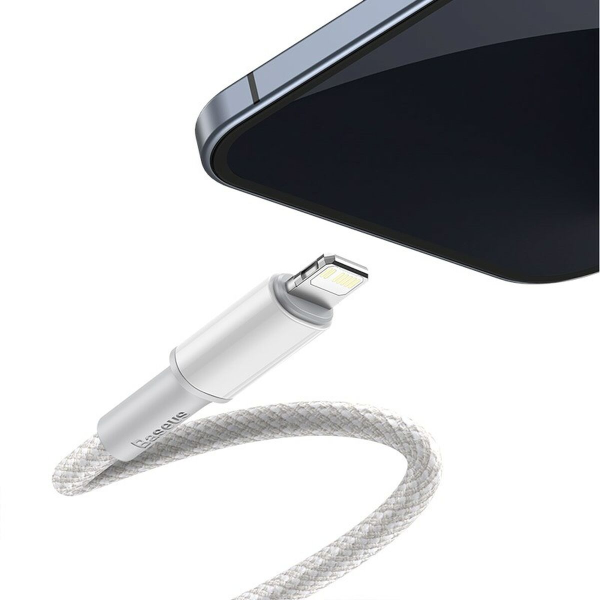 Image secondaire de Câble USB-C vers Lightning Baseus CATLGD-02 Blanc 1 m