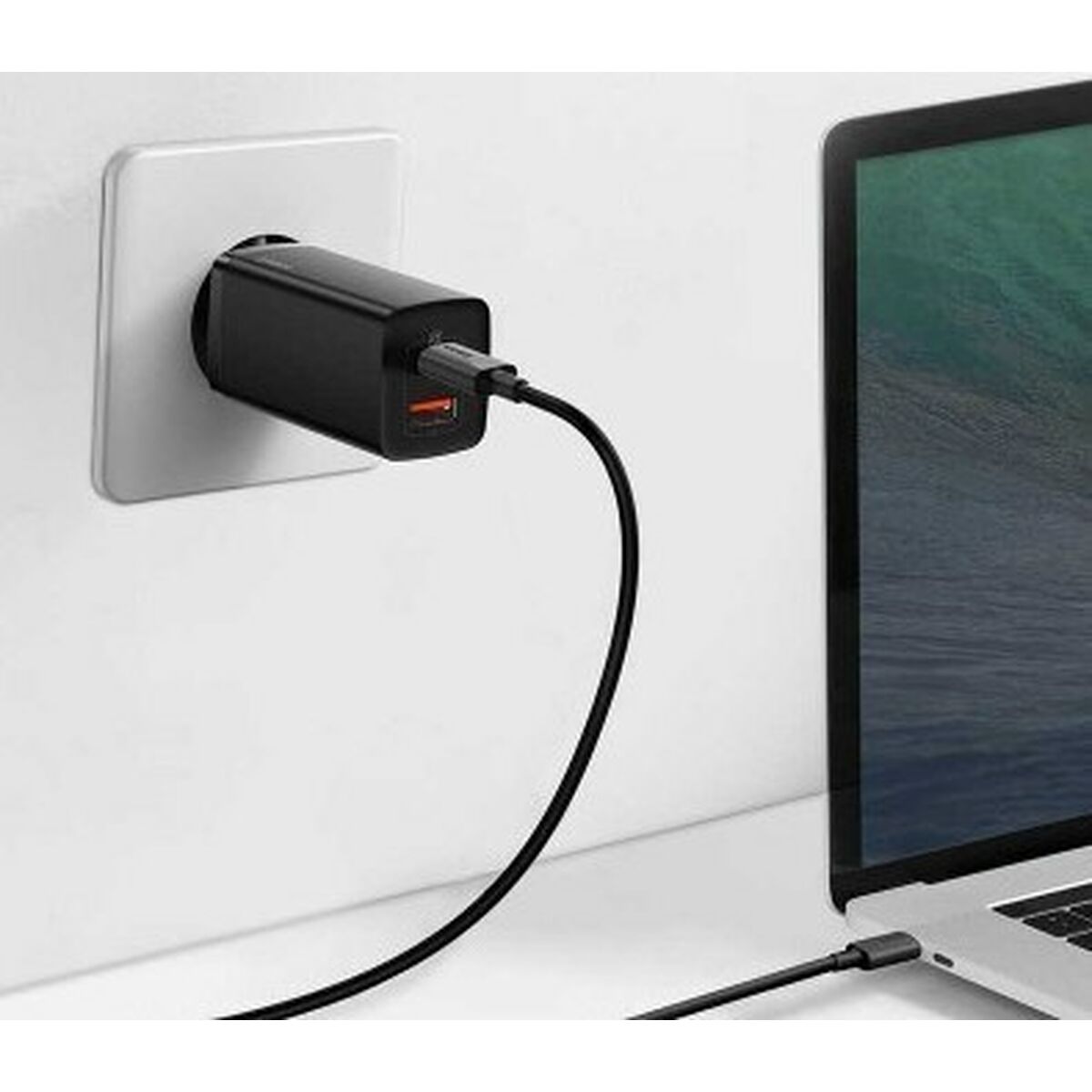 Image secondaire de Chargeur mural Baseus CCGAN2L-B01 Noir 18 W 65 W 45 W (1 Unité)