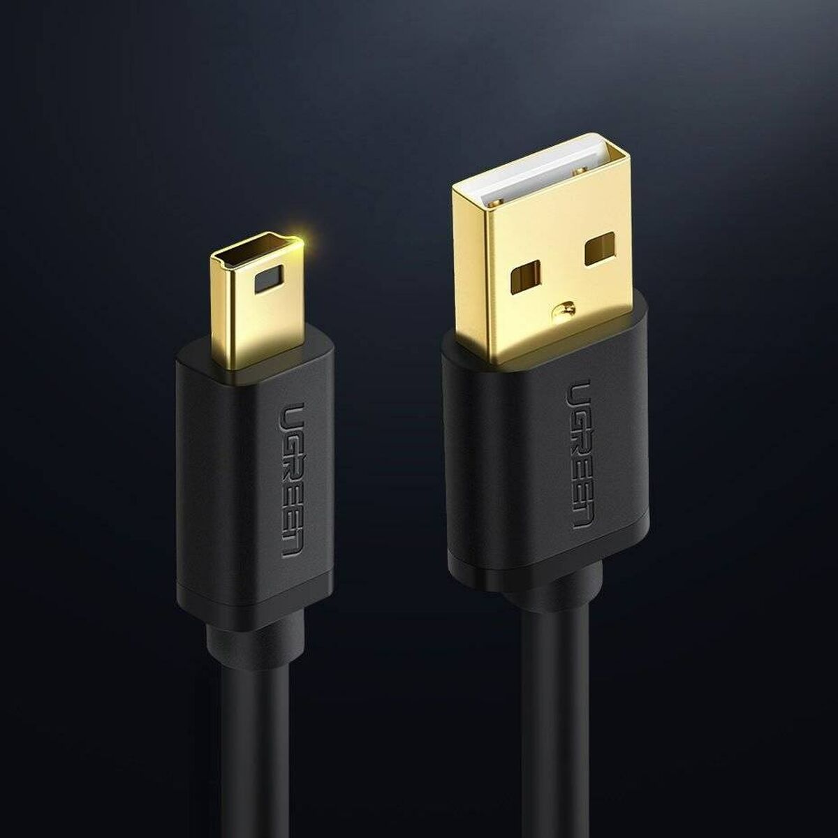 Image secondaire de Câble USB vers Mini USB Ugreen 10355B Noir