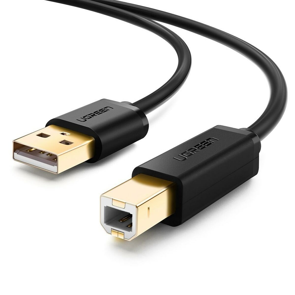 Καλώδιο USB 2.0 A σε USB B Ugreen 10351 Μαύρο 3 m