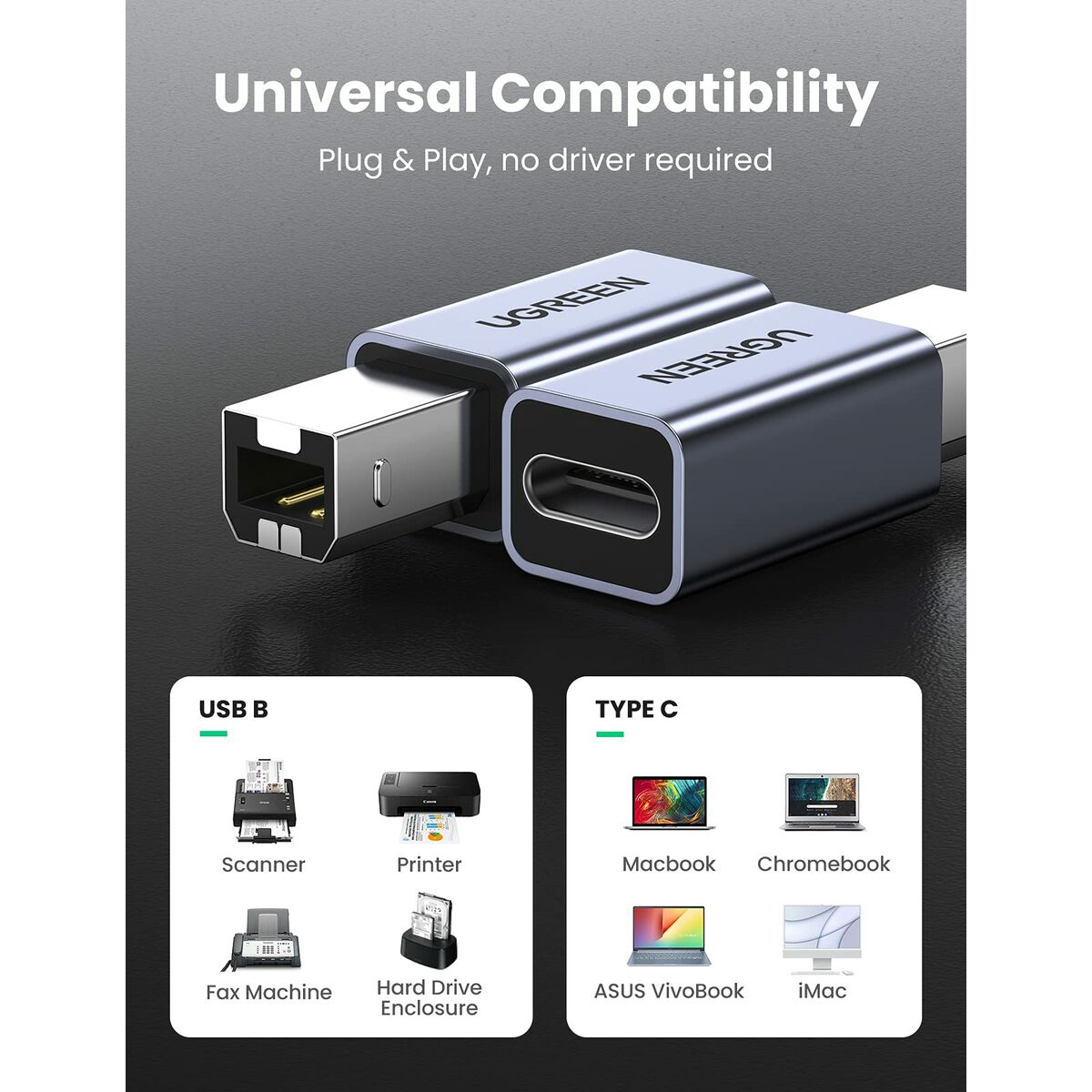 Image secondaire de Adaptateur USB Ugreen 20120