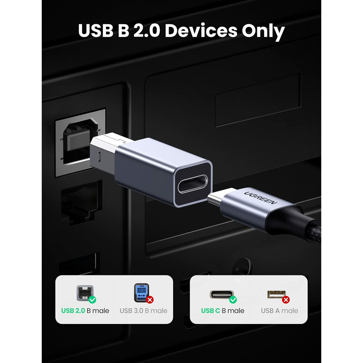 Afbeeldingen van USB Adaptor Ugreen 20120