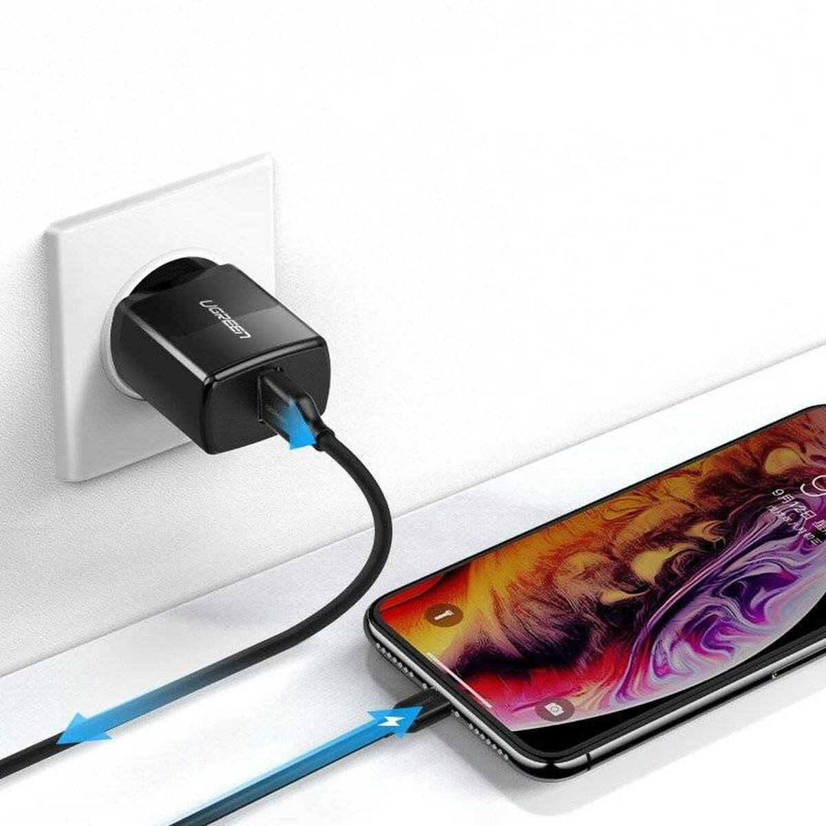 Afbeeldingen van Wall Charger Ugreen 50459 Black