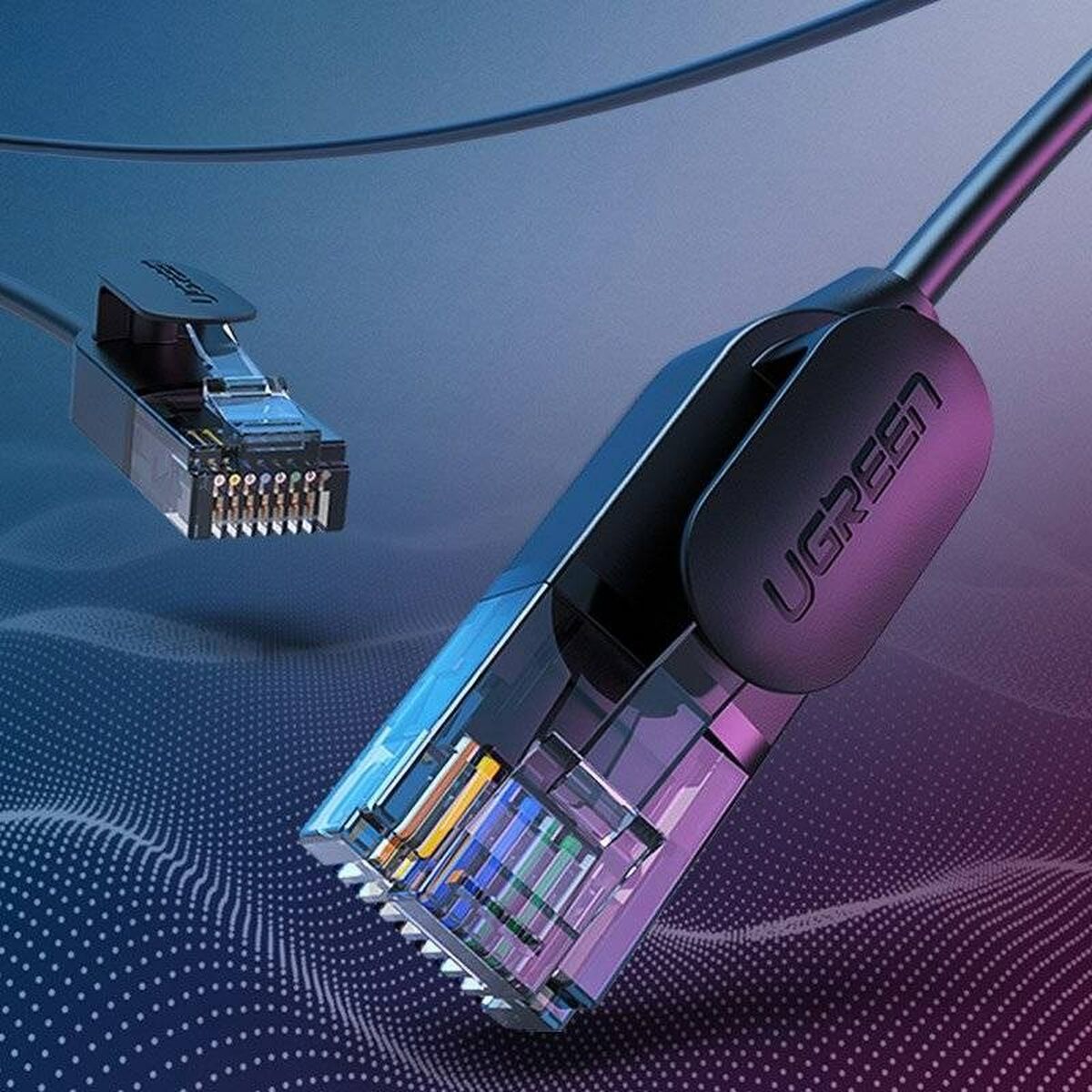 Afbeeldingen van UTP Category 6 Rigid Network Cable Ugreen 70653 Black 3 m