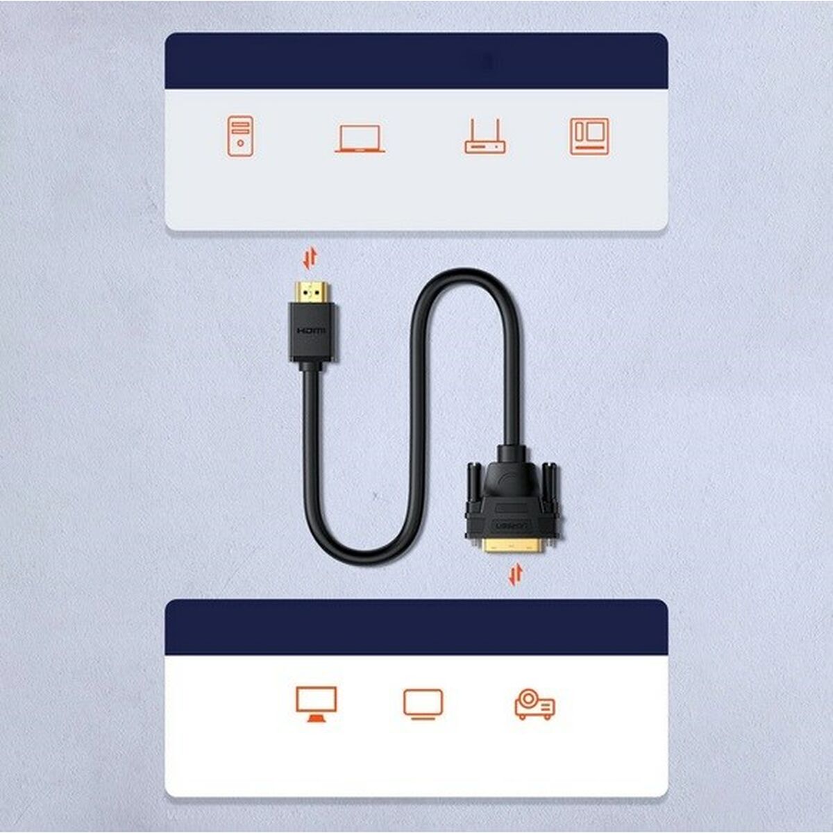 Afbeeldingen van HDMI to DVI Cable Ugreen 11150