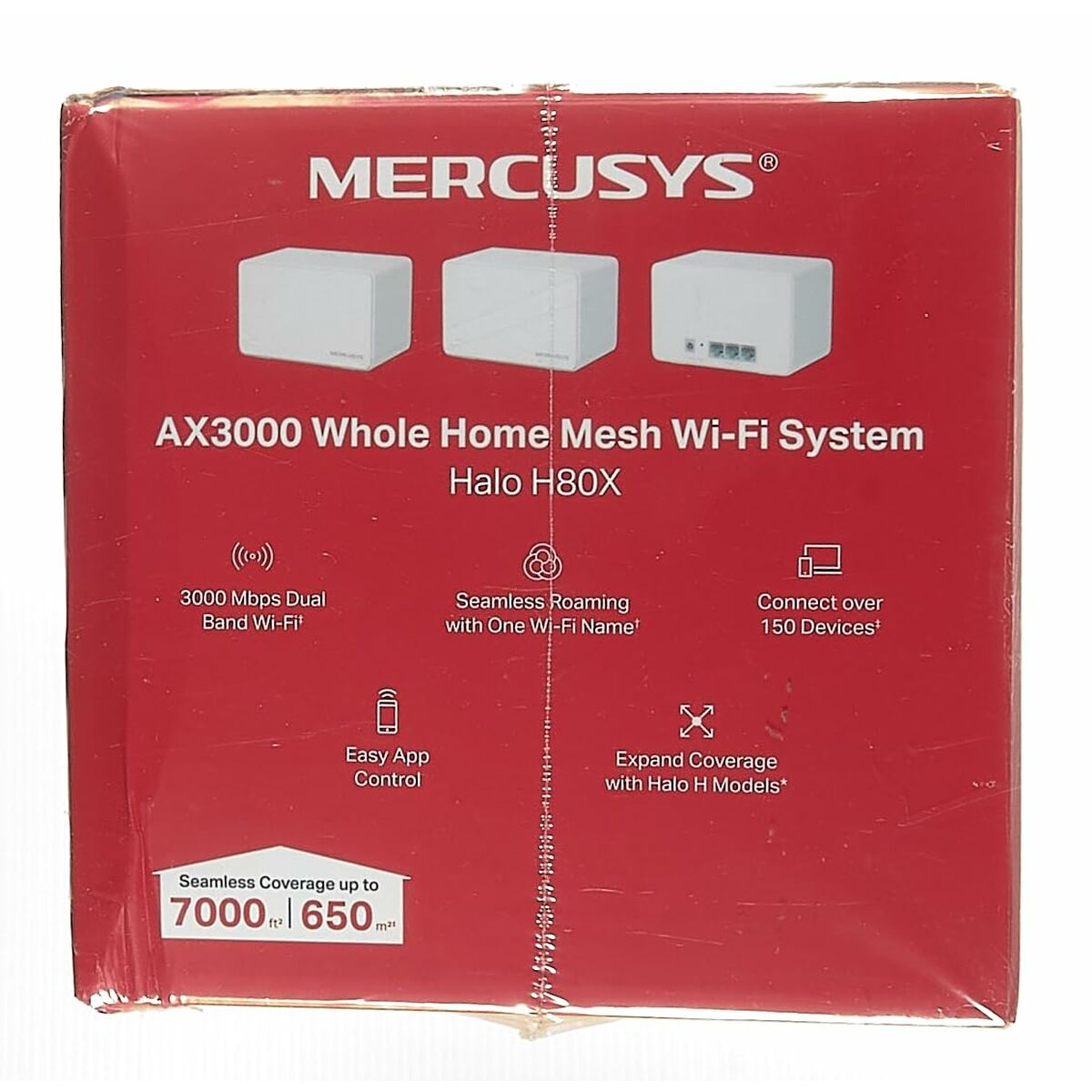 Afbeeldingen van Access point Mercusys Halo H80X(3-pack) White