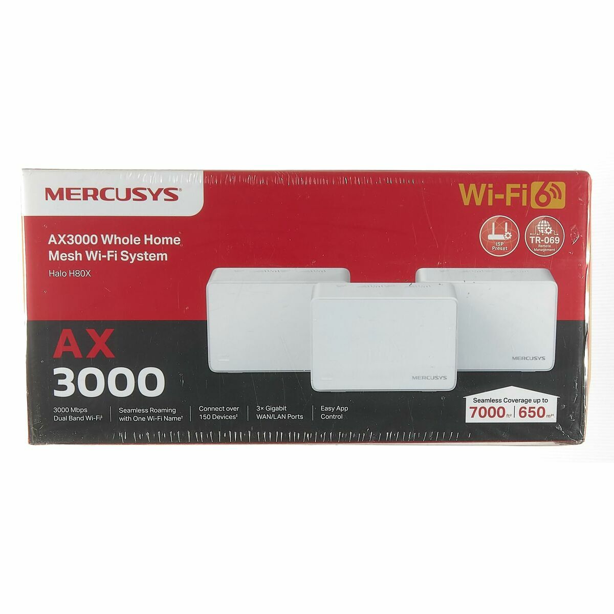 Afbeeldingen van Access point Mercusys Halo H80X(3-pack) White