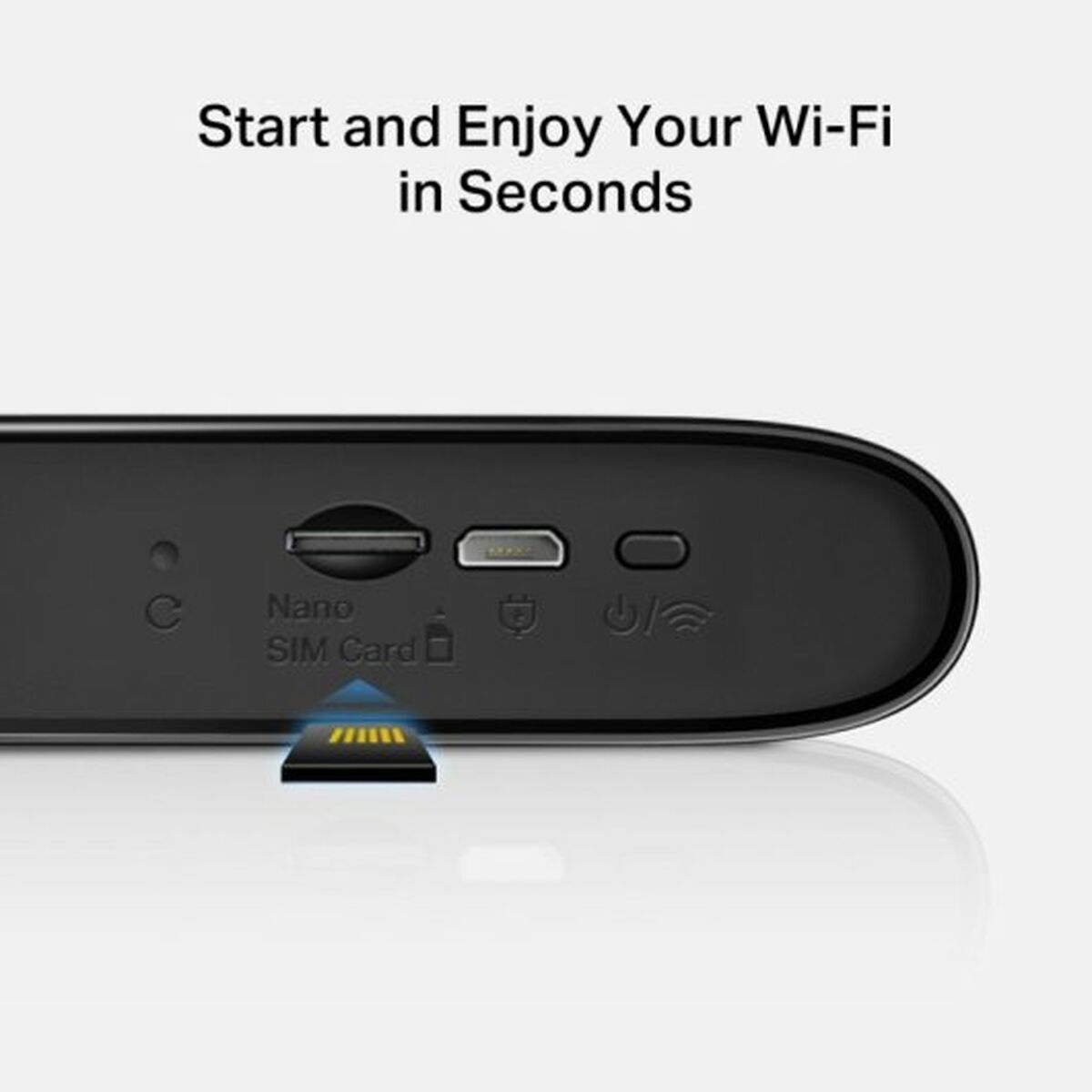 Afbeeldingen van Wi-Fi USB Adapter Mercusys MT110 Black USB Micro USB