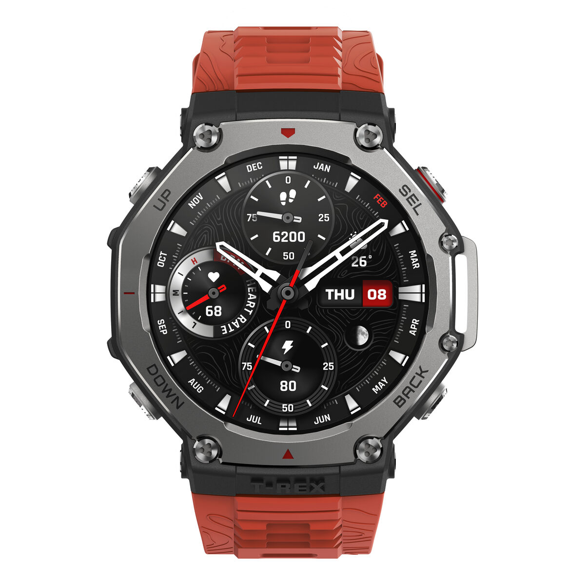 Smartwatch Amazfit T-REX 3 Red 1,5" 47 mm