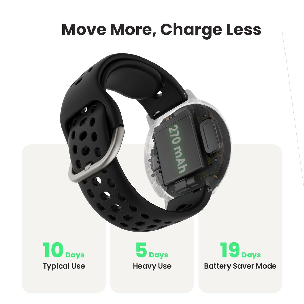 Image de Smartwatch Amazfit Active 2 Black Silver Ø 44 mm