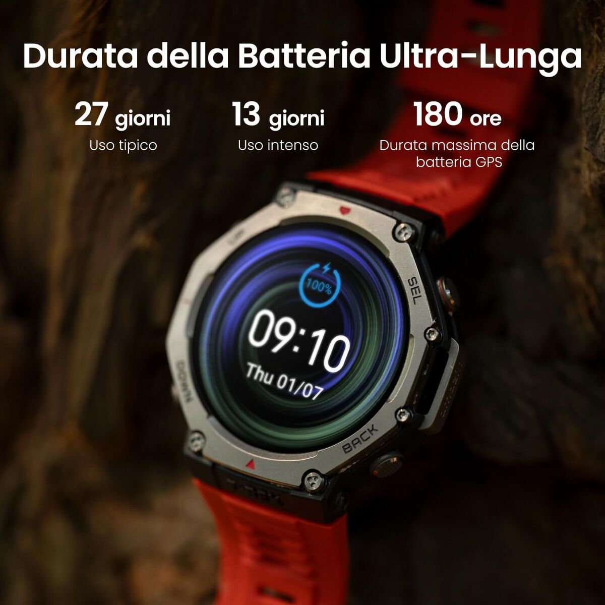 Smartwatch Amazfit T-Rex 3 Grey 1,5"