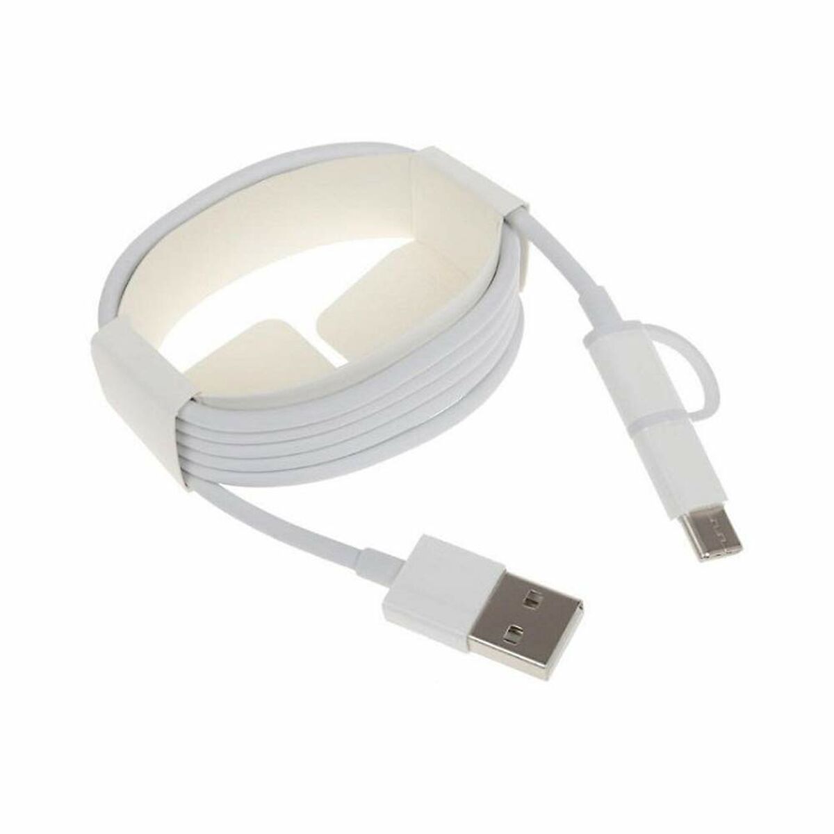 Câble Micro USB Xiaomi Mi 2-in-1 USB Cable (Micro USB to Type C) 100cm Blanc 1 m