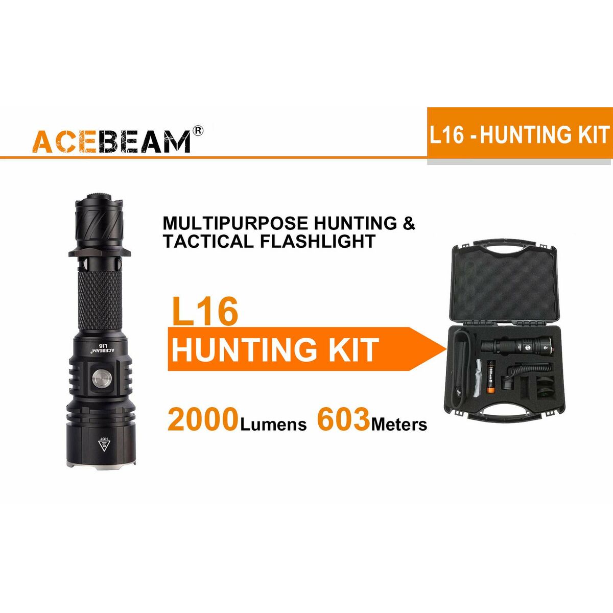 Image secondaire de Lampe Torche Acebeam L19 2.0 OSRAM GREEN