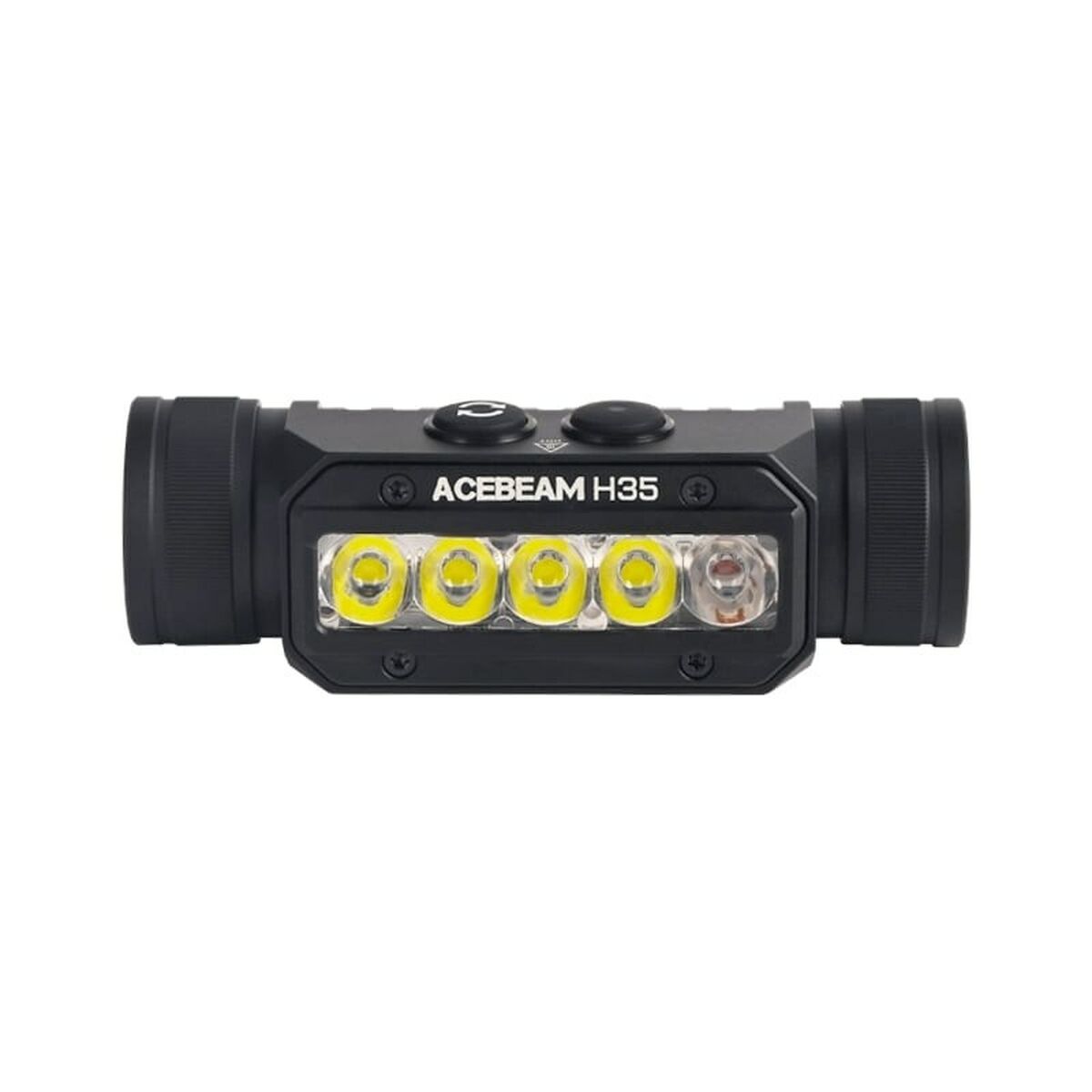 Image secondaire de Lanterne LED pour la Tête Acebeam H35 Noir Orange 10 lm