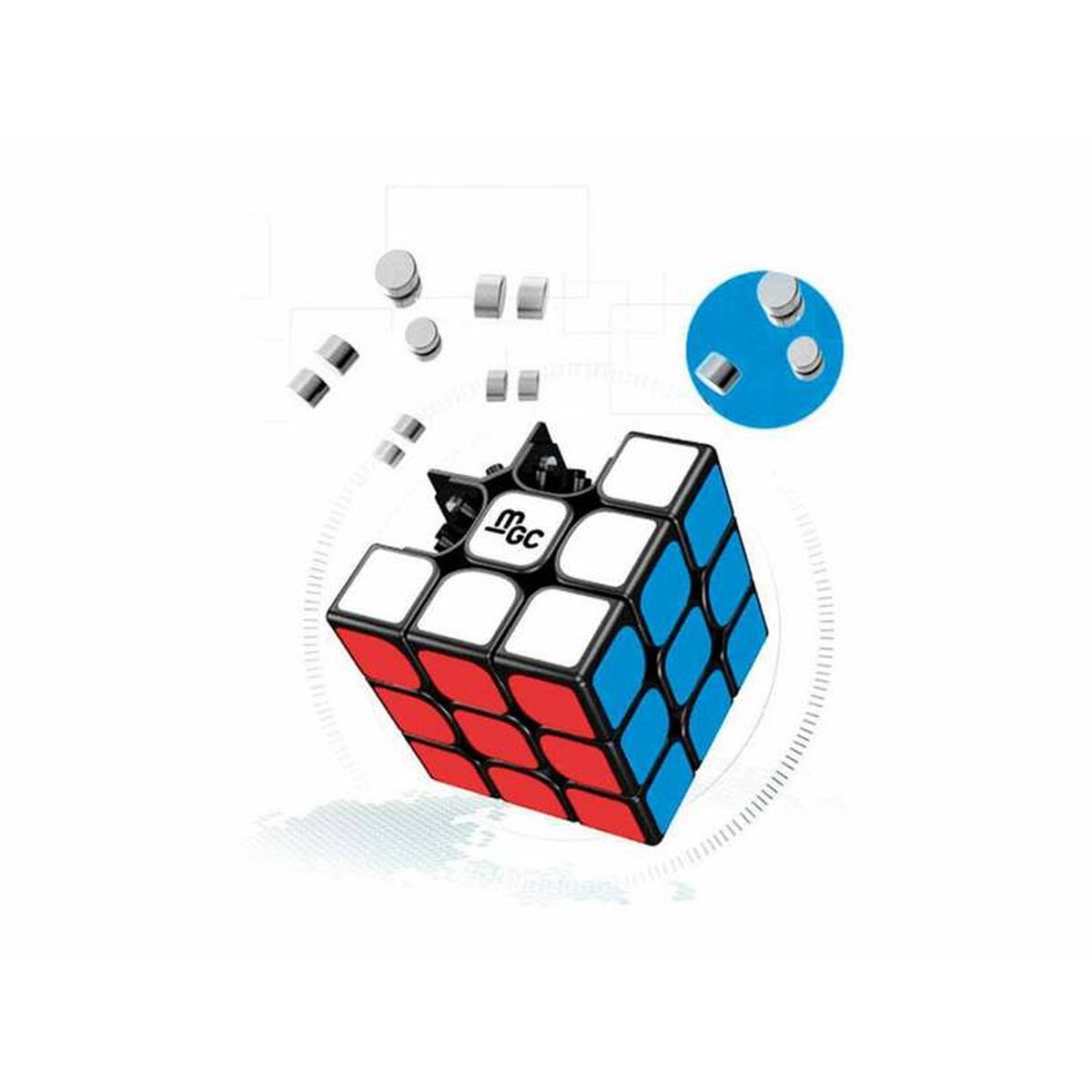 Magic Cube Puzzle Cayro Multicolour (3 Pieces) (3 Units)