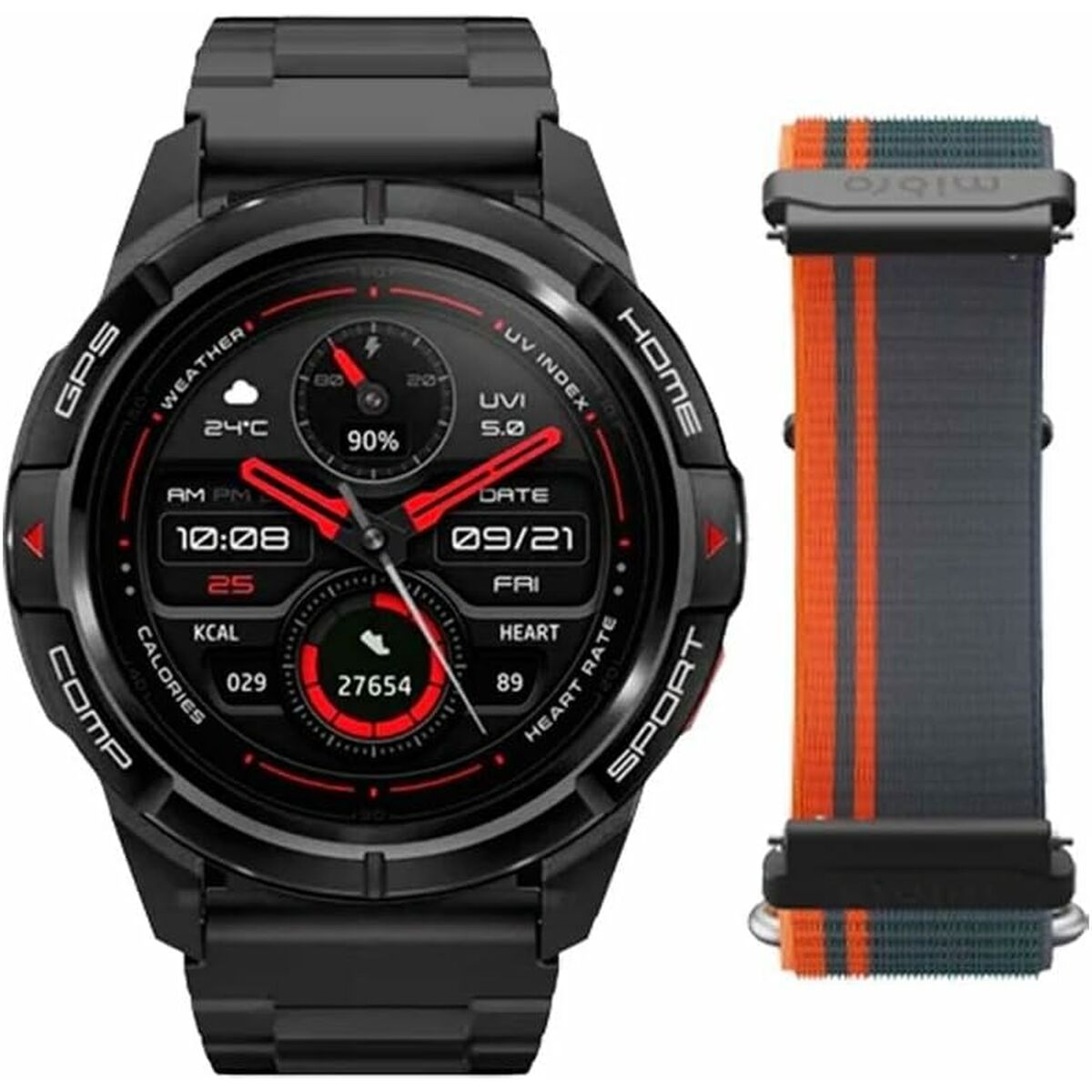 Afbeeldingen van Smartwatch Mibro GS Active Black 1,3"