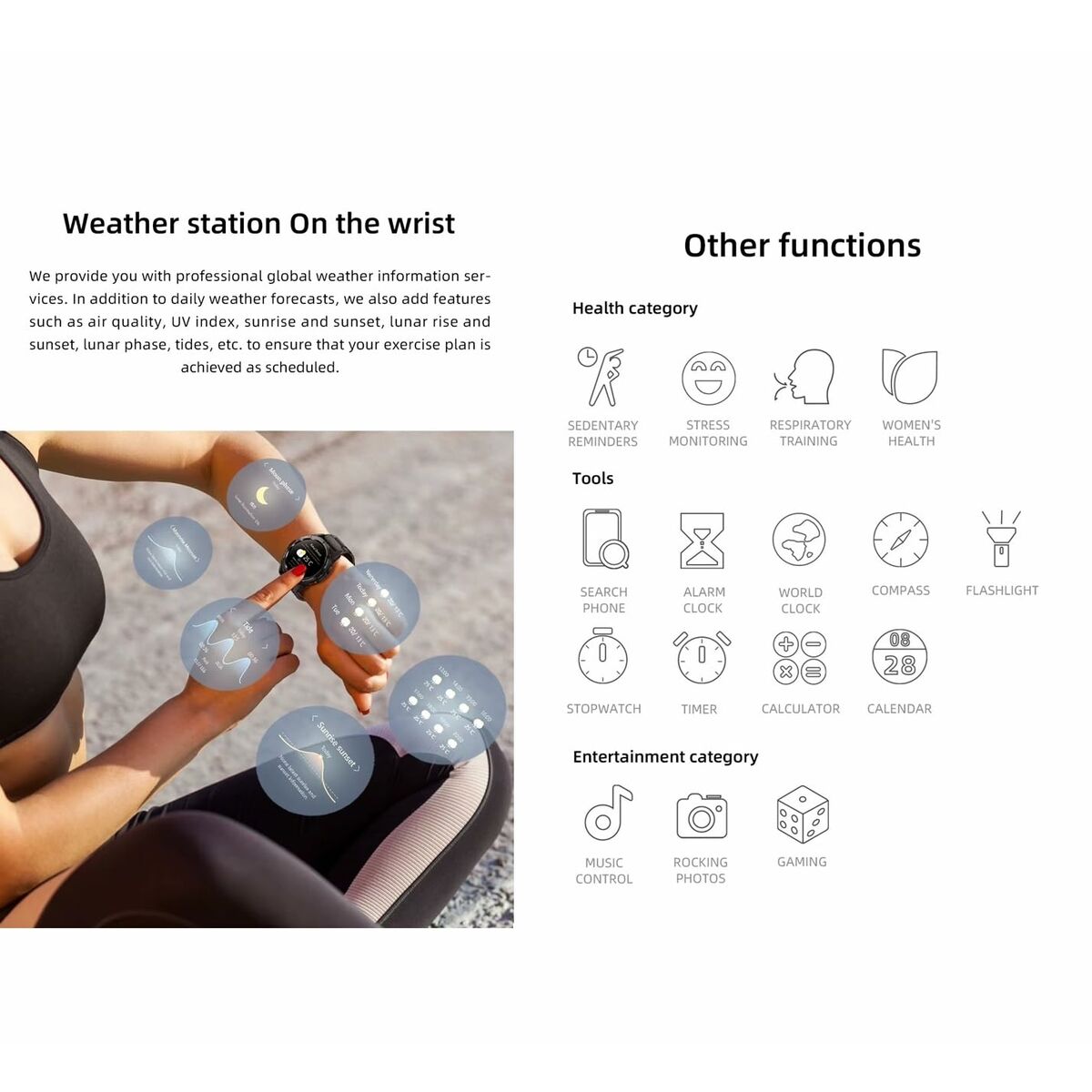 Smartwatch Mibro GS Active Black 1,3"