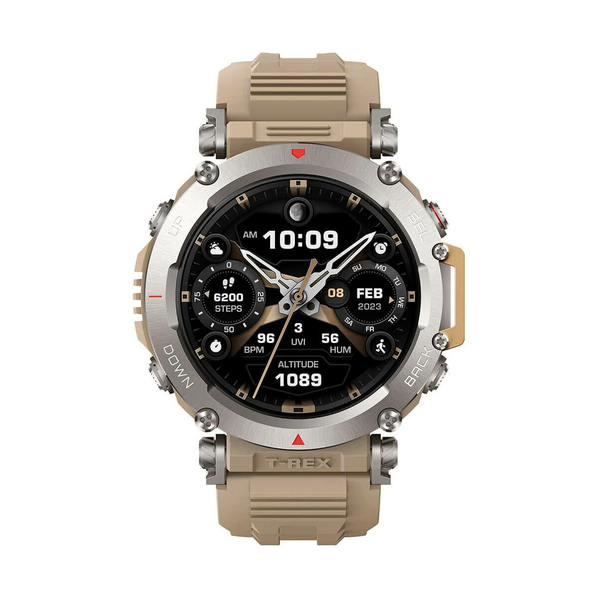 Afbeeldingen van Smartwatch Amazfit T-Rex Ultra Steel 1,39"