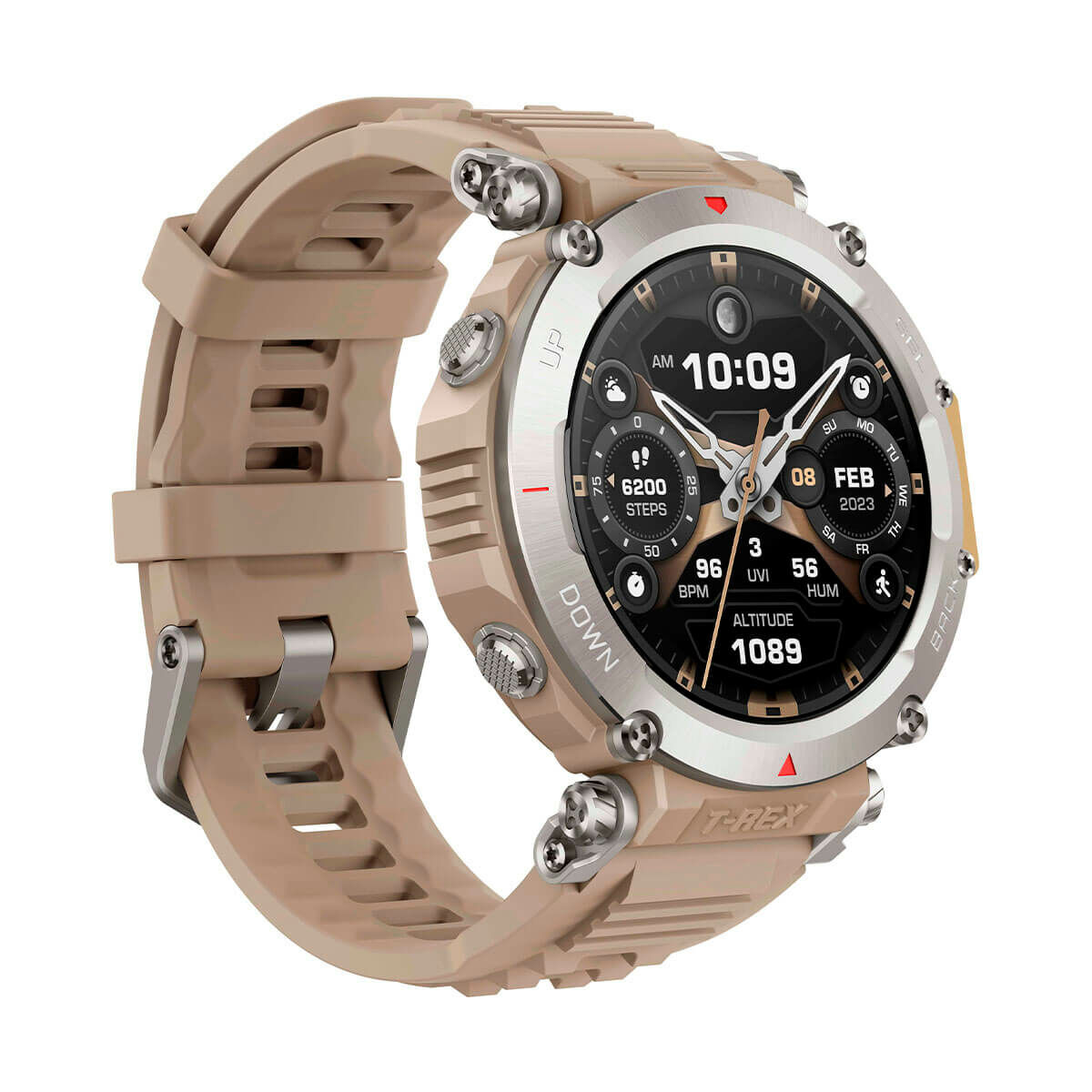 Afbeeldingen van Smartwatch Amazfit T-Rex Ultra Steel 1,39"