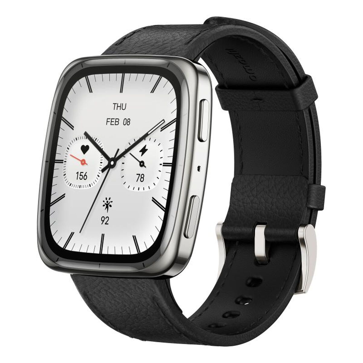 Afbeeldingen van Smartwatch Amazfit ACTIVE 2 SQUARE Black Steel 1,75"