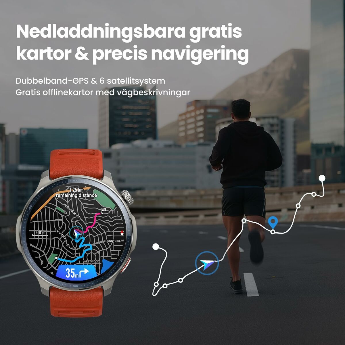 Išmanusis laikrodis Amazfit Balance 2 Juoda 1,5"