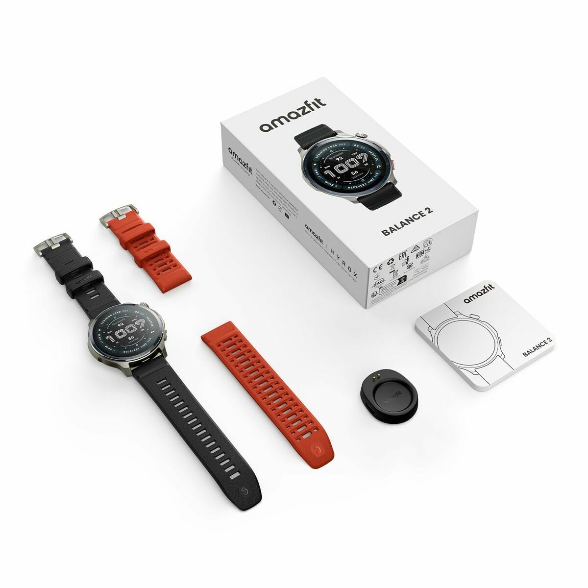 Išmanusis laikrodis Amazfit Balance 2 Juoda 1,5"