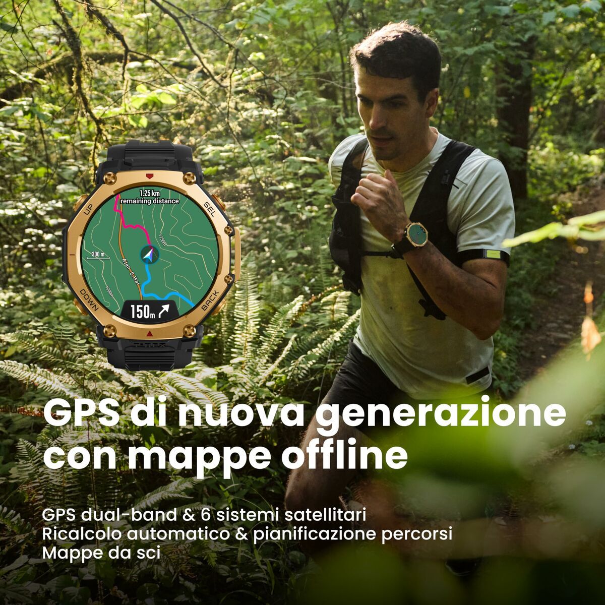Smartwatch Amazfit T-Rex 3 Pro Black 1,5"