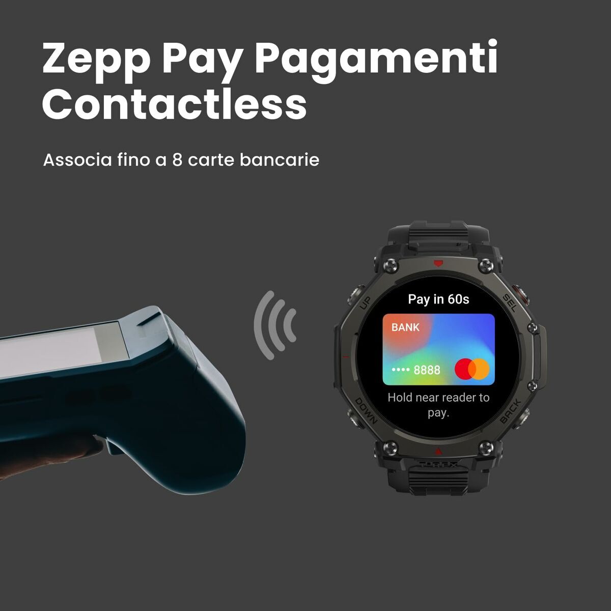 Smartwatch Amazfit T-Rex 3 Pro Black 1,5"