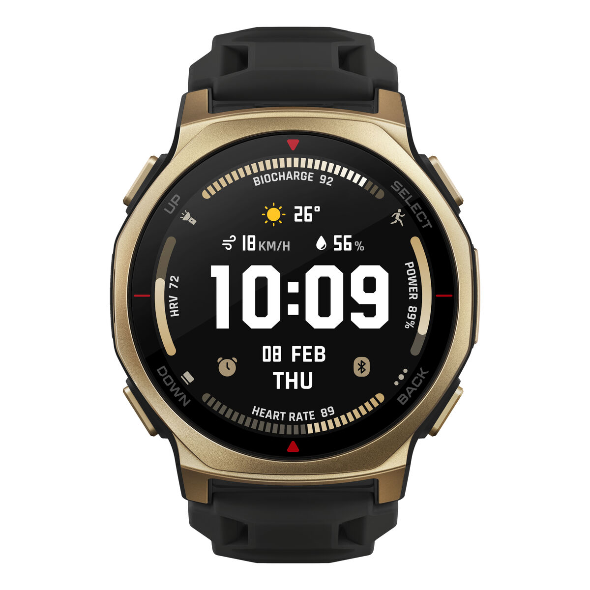 Imagen de Smartwatch Amazfit W2548GL1N Black Golden Ø 44 mm